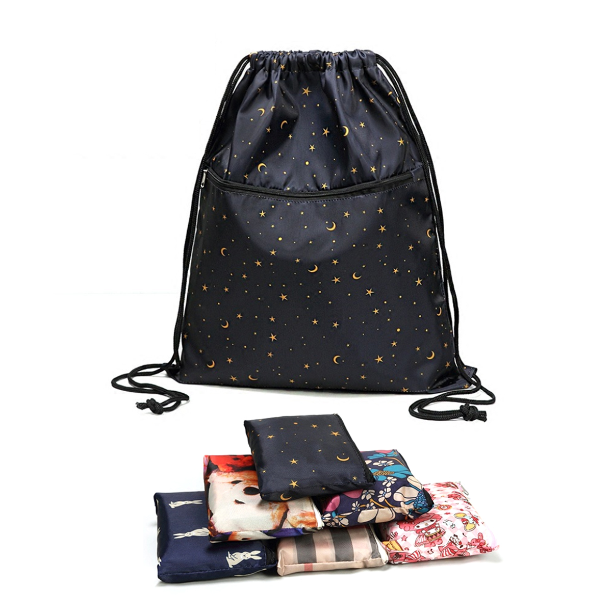 Foldable Drawstring Bag